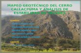 Mapeo Geotécnico Del Cerro Callacpuma y Análisis De