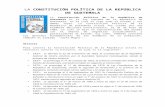 La Constitución Política de La República de Guatemala y Decretos y Resoluciones Del Gobierno