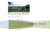 Estructura Agraria en Guatemala, Usac 15 PAG