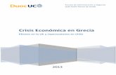 Crisis Economica en Grecia