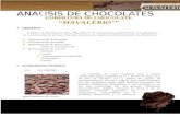 105251143 Informe Del Anlisis de Chocolate