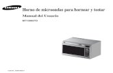 Manual Del Usuario Horno Microondas Samsung MT1099STD
