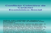 Conflicto Colectivo de Caracter Economico Soci