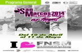 Programa General de La Feria Nacional de San Marcos 2014