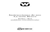 Manual audífono Widex B12