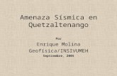 Amenaza Sísmica en Quetzaltenango.ppt