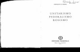 BARBA Enrique M., Unitarismo Federalismo Rosismo