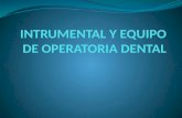 Instrumental Odontologico