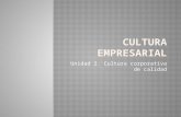Cultura Empresarial Unidad 2