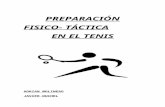 Sesión preparación físico-táctica para el tenis