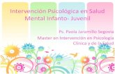 Intervención Psicológica en Salud Mental Infanto- Juvenil