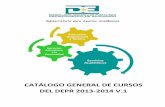 2013-07 Catálogo General de Cursos del DEPR 2013-2014 v.1