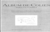 Album de Colien para guitarra - música española y portuguesa del SXX