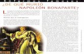 ¿De qué murió Napoleón Bonaparte?