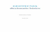 GEOTECNIA - diccionario básico 2012