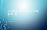 Calculo de Tierra Ieee 2000-80