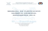 Manual de ejercicios Química General Ingeniería 2013