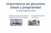 Glucemia Basal y Posprandial