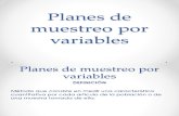 Planes de Muestreo Por Variables