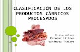 Clasificación de los productos cárnicos procesados.pptx