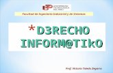 Derecho Informatico 2013 - 1era Clase