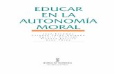 Educar en la autonomía moral