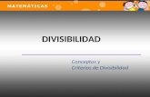 Criterios de Divisibilidad, Fracciones Etc...