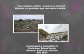 Los Residuos Solidos Urbanos en Coronel Rosales.