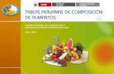 Tabla Peruana de Composicion de Alimentos