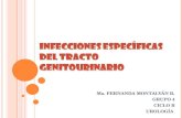 INFECCIONES ESPECÍFICAS  DEL TRACTO GENITOURINARIO