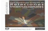 Lecturas básicas para Introducción al estudio de Relaciones Internacionales