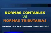 Normas Contables vs Normas Tributarias