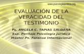EVALUACIÓN DE LA VERACIDAD DEL TESTIMONIO.ppt