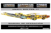 Manual de Operacion Small Bolter - Jb77-142