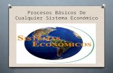 Procesos Básicos De Cualquier Sistema Económico