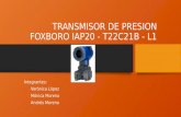 Transmisor de Presion Foxboro Iap20 - t22c21b