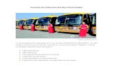 Proceso de selección del Bus Puma Katari