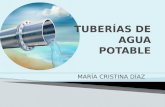 TUBERIAS DE AGUA POTABLE.pptx