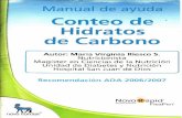 Manual de Ayuda Conteo de Hidratos de Carbono - Riesco, M. (1)