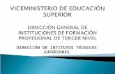 VICEMINISTERIO DE EDUCACIÓN SUPERIOR.ppt