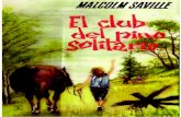Saville, Malcolm - El Club Del Pino Solitario
