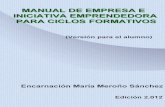 Manual de Empresa e Iniciativa Emprendedora Para Ciclos Formativos Version Para El Alumno