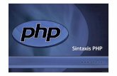 Síntaxis PHP
