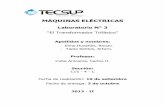 Lab. 3 - El transformador trifásico (1)