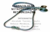 FARMACOLOGÍA NITAZOXANIDA y METRONIDAZOL. 2da semana