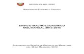 Economia MEF Marco Macroeconomico Multianual 2013_2015