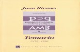 TEMARIO- Juan Rivan- Curso de Logica Moderna y Antigua