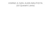 Musica Himno a San Juan Bautista