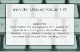 Servidor Debian Router Proxy Firewall DHCP