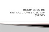 Regimenes de Detracciones Del Igv (Spot)